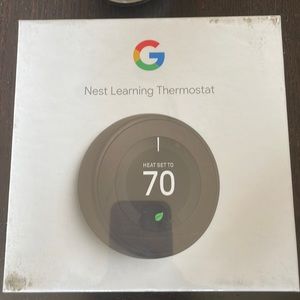 Unopened Google Nest thermostat